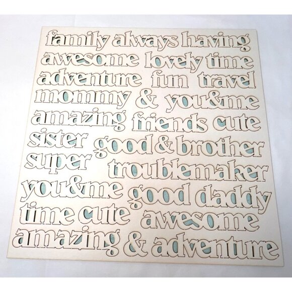 Mintay Chippies Chipboard Decor Elements Family Set  MT-CHIP2-D51 - Picture 1 of 4